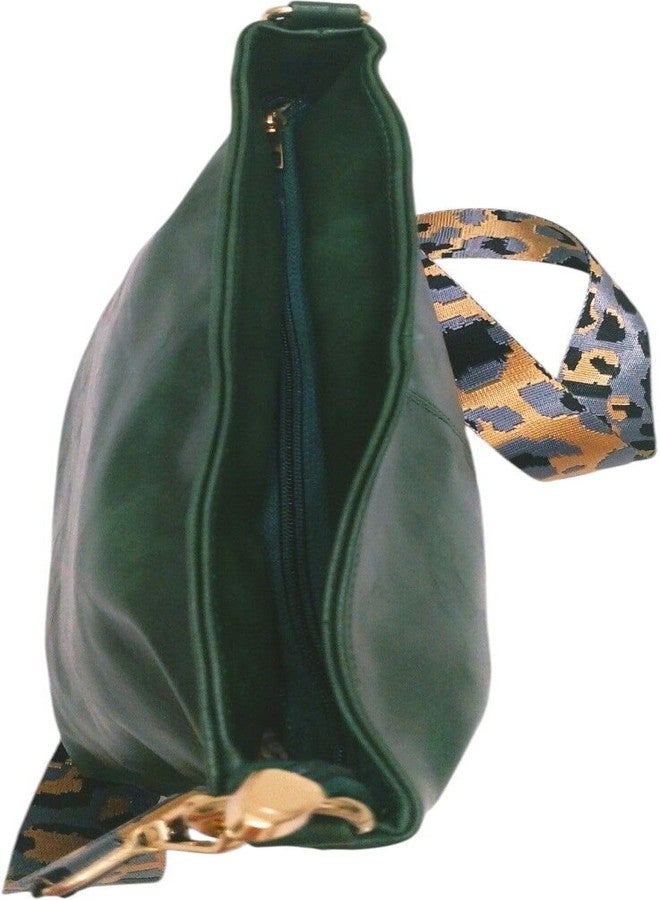 Poorak Green Sling Bag with Detachable Grey Belt for Girls & Women - Image 2